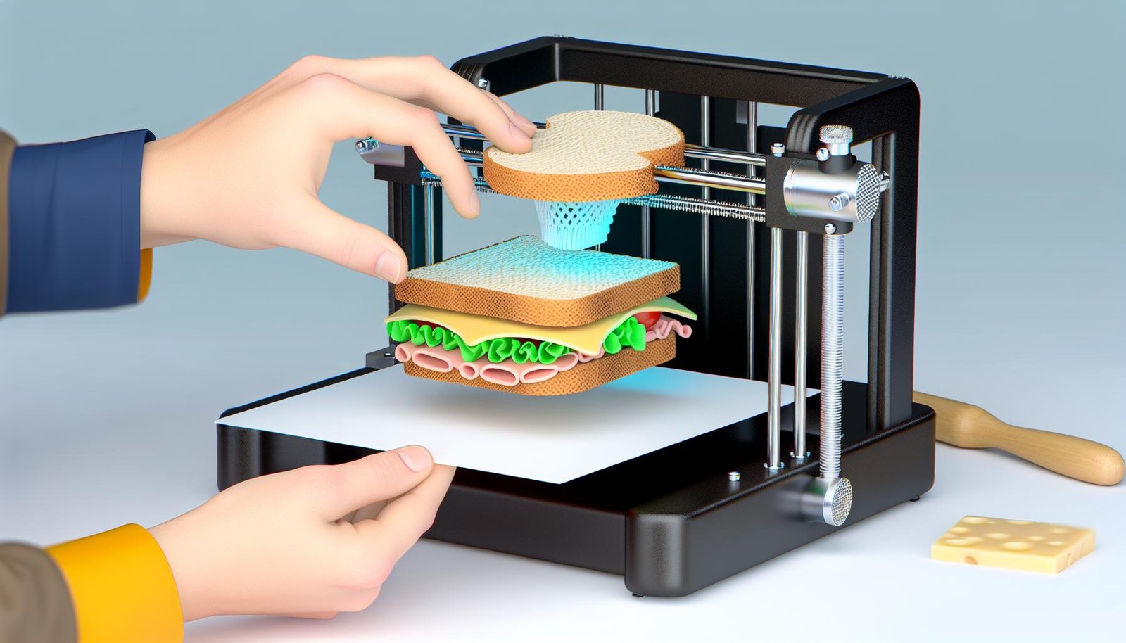 Quand sera-t-il possible de fabriquer des sandwichs avec une imprimante 3D