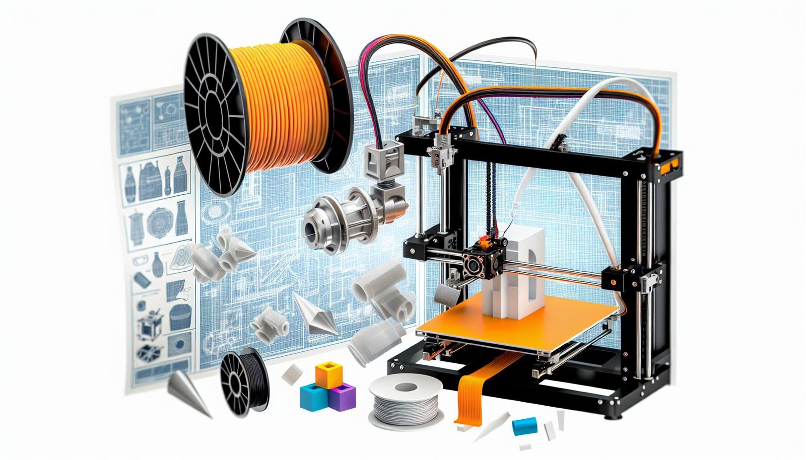 Composants essentiels pour faire fonctionner une imprimante 3D