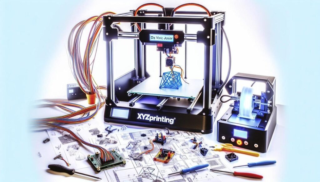 comment brancher une imprimante 3d xyzprinting da vinci junior